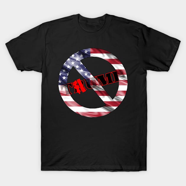 Anti-Trump T-Shirt by Veraukoion